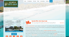 Desktop Screenshot of lespinsdesantagiulia.com